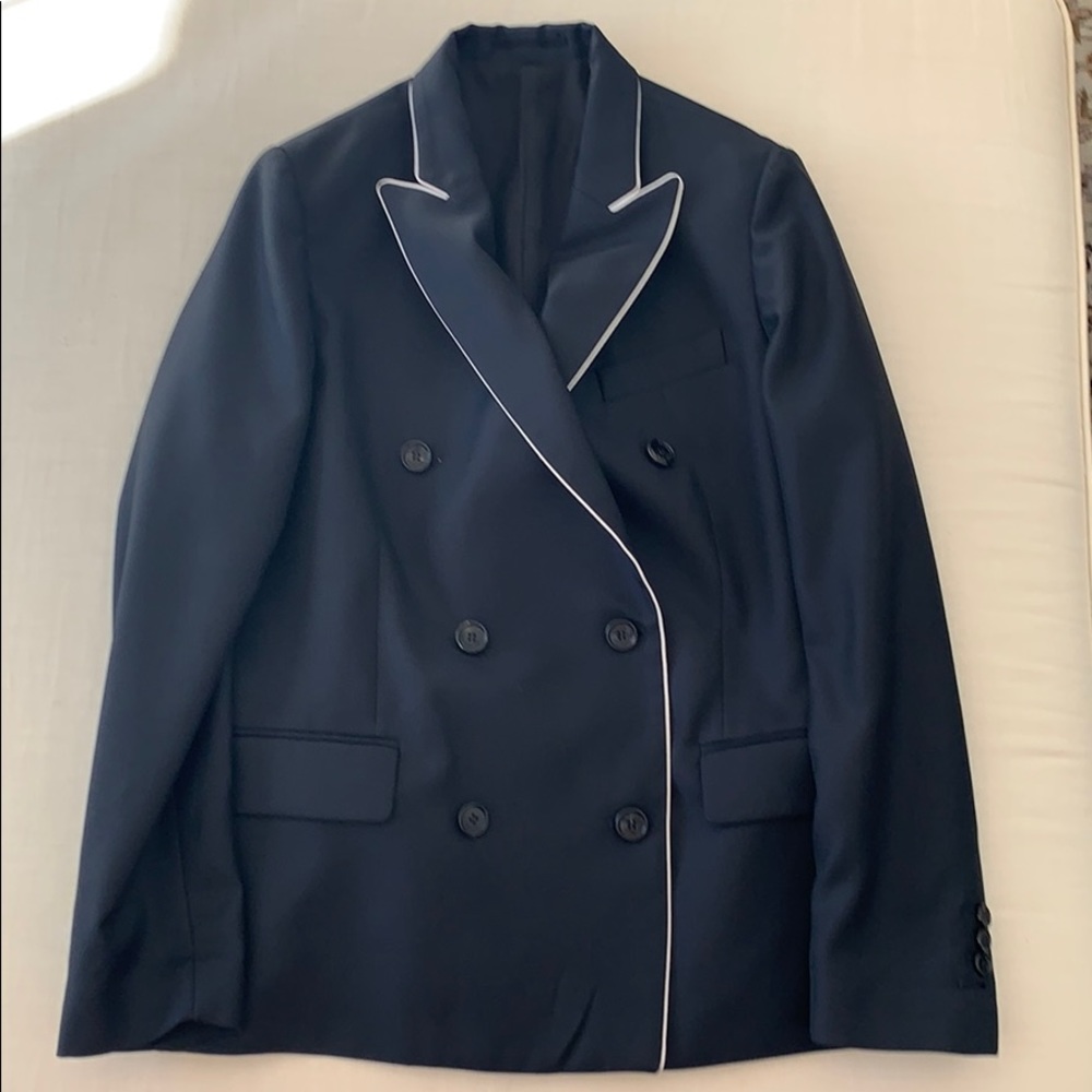 Golden Goose Navy Classic Blazer